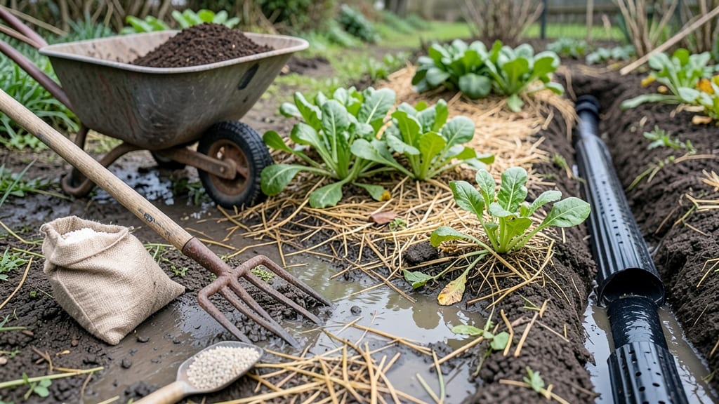How to Improve Waterlogged Soil: Drainage Hacks for Root Revival in Minutes