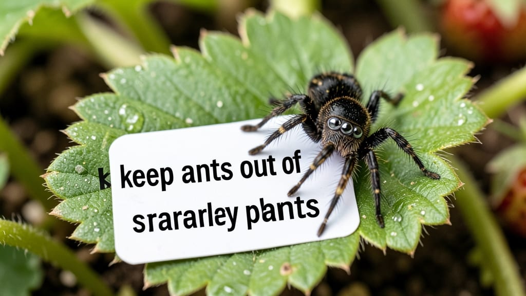 How to Keep Ants Out of Strawberry Plants: Boiling Water Barrier That Smothers Trails Naturally