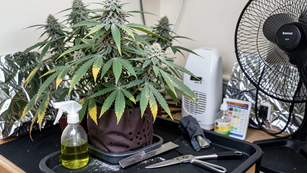 How to Get Rid of Mold on Cannabis Plants: Boiling Water Barrier That Smothers Spores Naturally