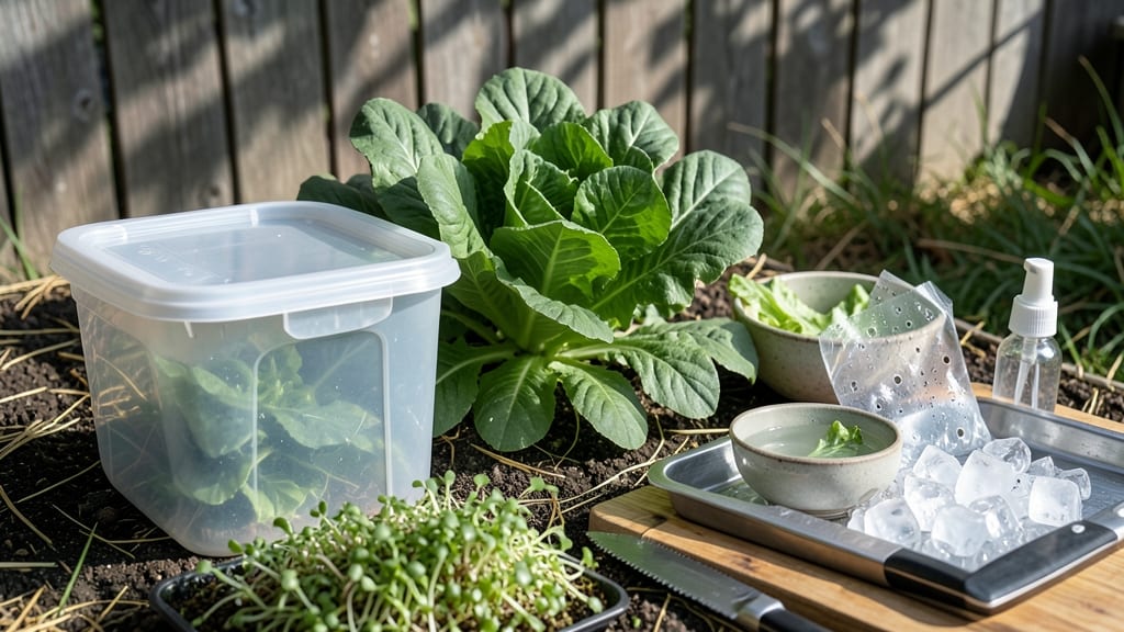How to Keep Garden Lettuce Fresh: Cold Water Soak That Extends Life by Days