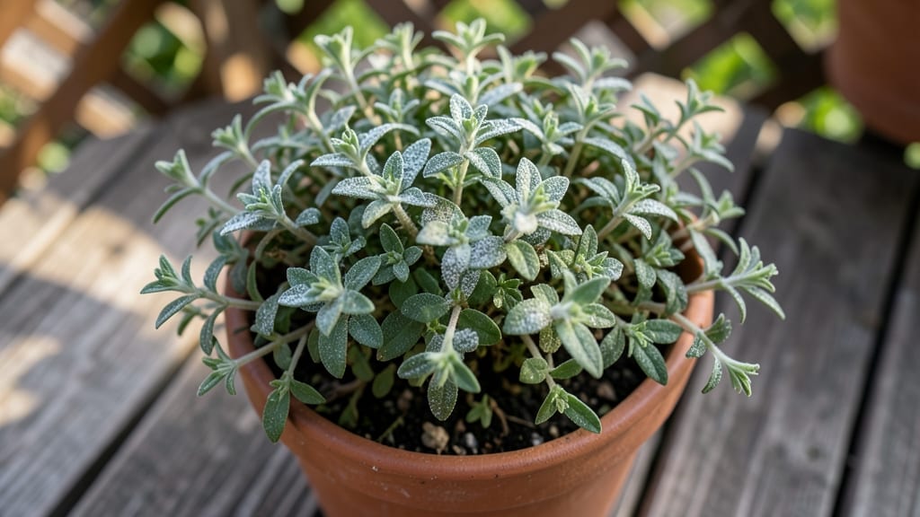Pruning for Air Circulation in Dense Thyme