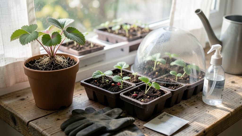 How to Germinate Strawberries: Fast Root Growth in 7 Days With Water
