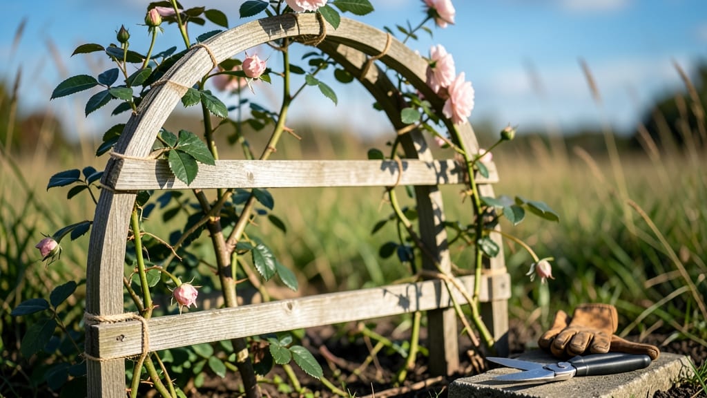 How to Make a Rose Bush Trellis: Sturdy Arches for Climbing Roses