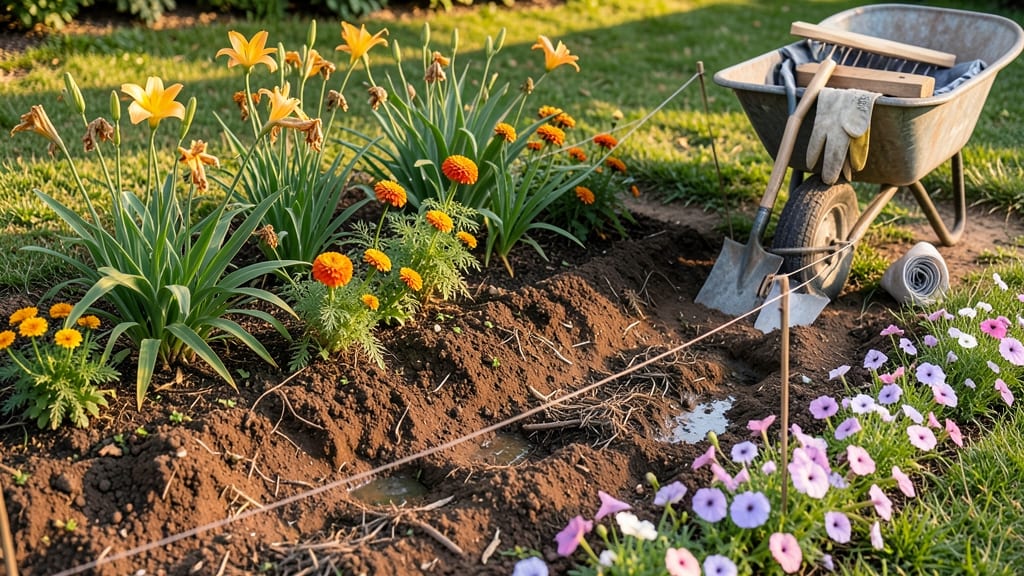 How to Level a Flower Bed: Precision Gradients for Perfect Planting Depths