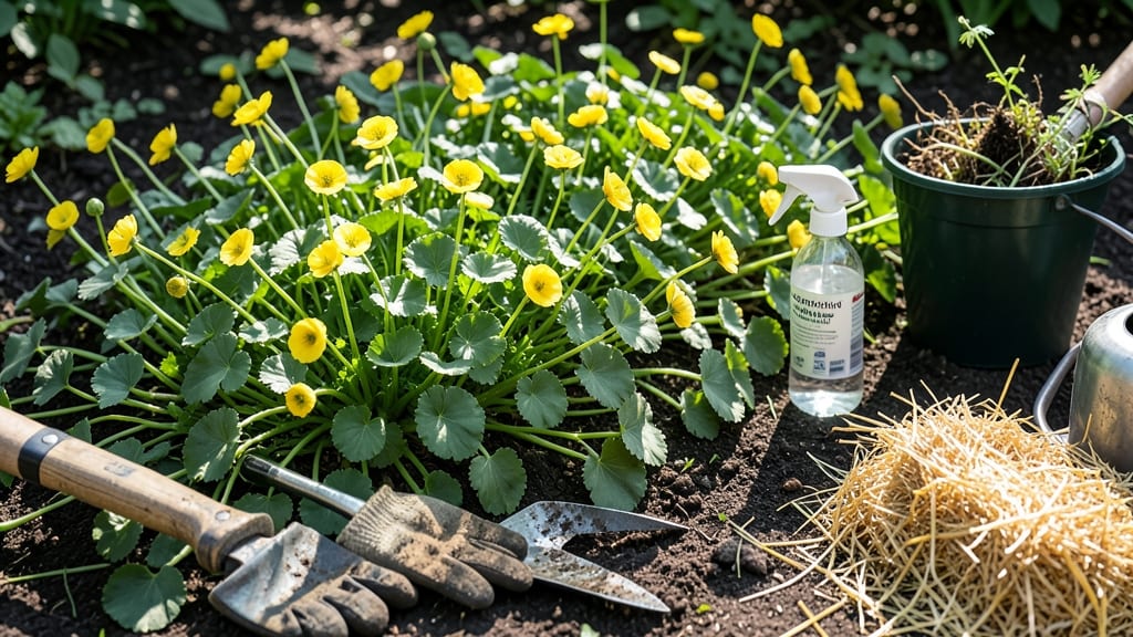 How to Get Rid of Creeping Buttercup Naturally: Boil-and-Pour Barrier for Permanent Eradication