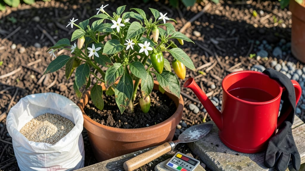 How to Fix Calcium Deficiency in Pepper Plants: Epsom Salt Soak That Revives Yellowing Leaves