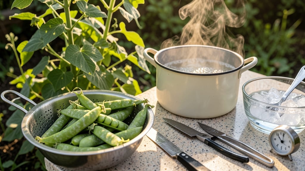 How to Blanch Peas Before Freezing: Preserves Color and Crunch for Months