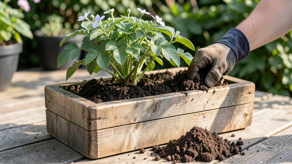 How to Hill Potatoes in a Container: Maximize Yield With Layered Soil Tricks
