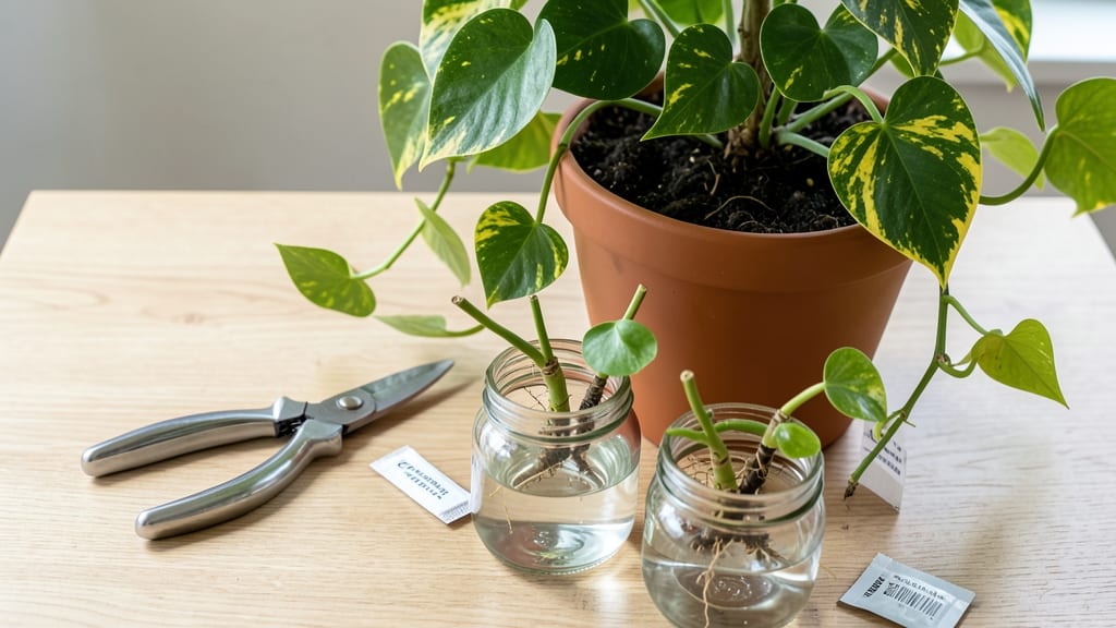 How to Cut Pothos for Water Propagation: Fast Root Growth in 3 Weeks