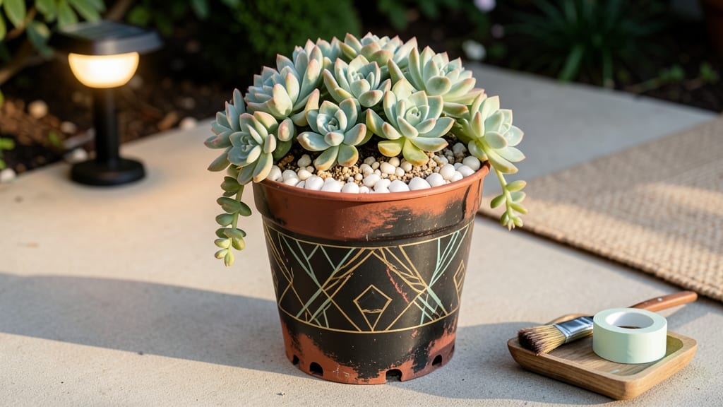 How to Decorate a 5 Gallon Bucket Planter: Rustic Chic With Paint and Twine Accents