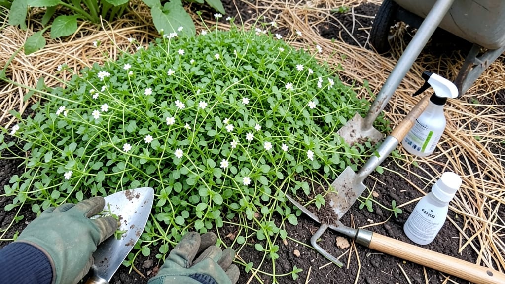 How to Get Rid of Chickweed in Flower Beds: Boiling Water Barrier for Permanent Removal