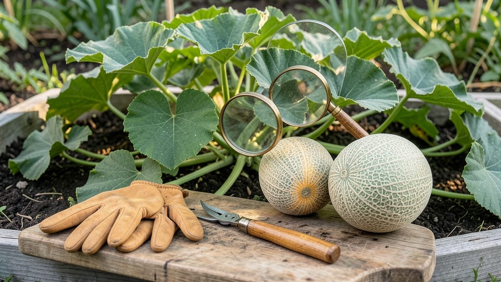 How to Know If Cantaloupe Is Ready to Pick: 3 Field Marks for Perfect Ripeness