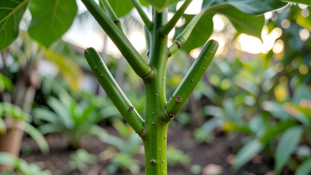 Selecting Healthy Loquat Branches for Cutting