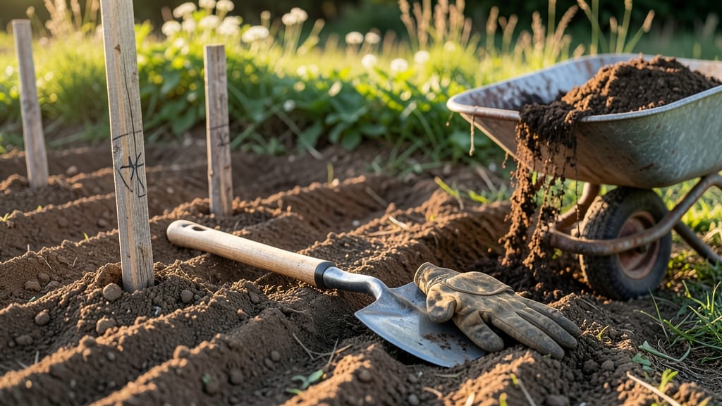 How to Make Garden Rows With a Hoe: Straight and Even Planting in Minutes