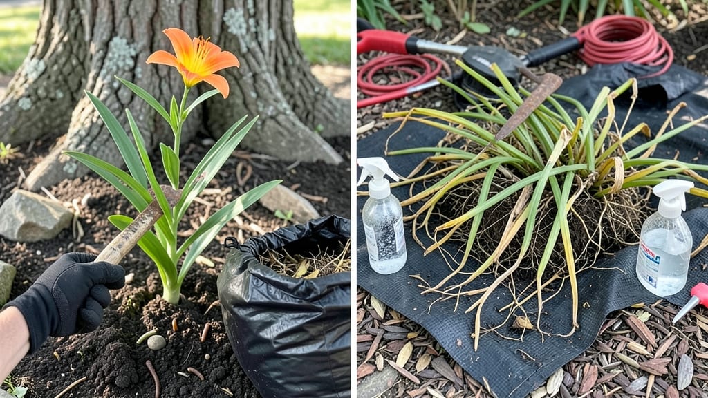 How to Get Rid of Lilies: Boiling Water Barrier That Smothers Roots Permanently