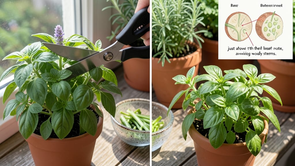 How to Cut Herbs Without Killing the Plant: Precision Trimming for Lush Regrowth