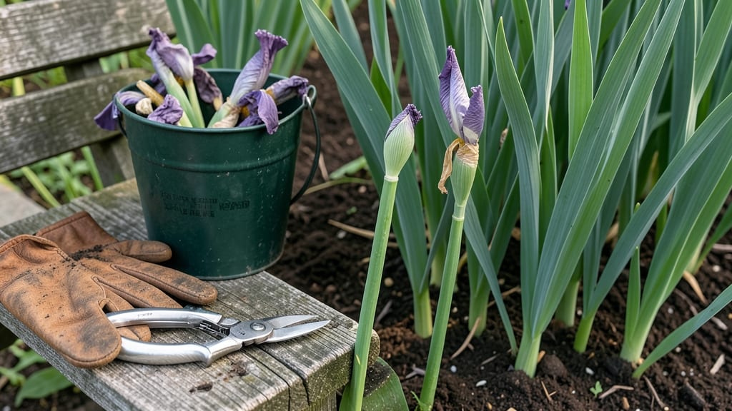 How to Deadhead Bearded Irises: Bloom Revival Trick for Next Year’s Color