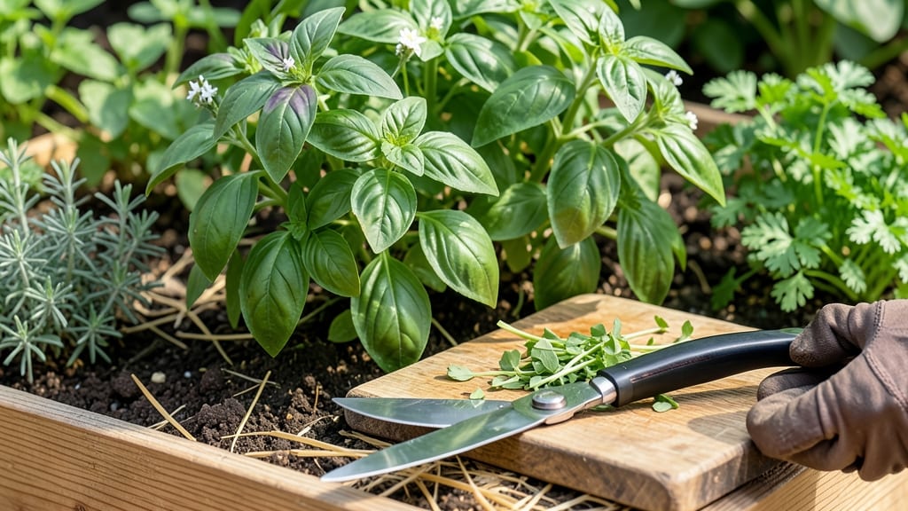 How to Cut Fresh Herbs from Garden: Sharp Scissors and Stem Revival Tricks