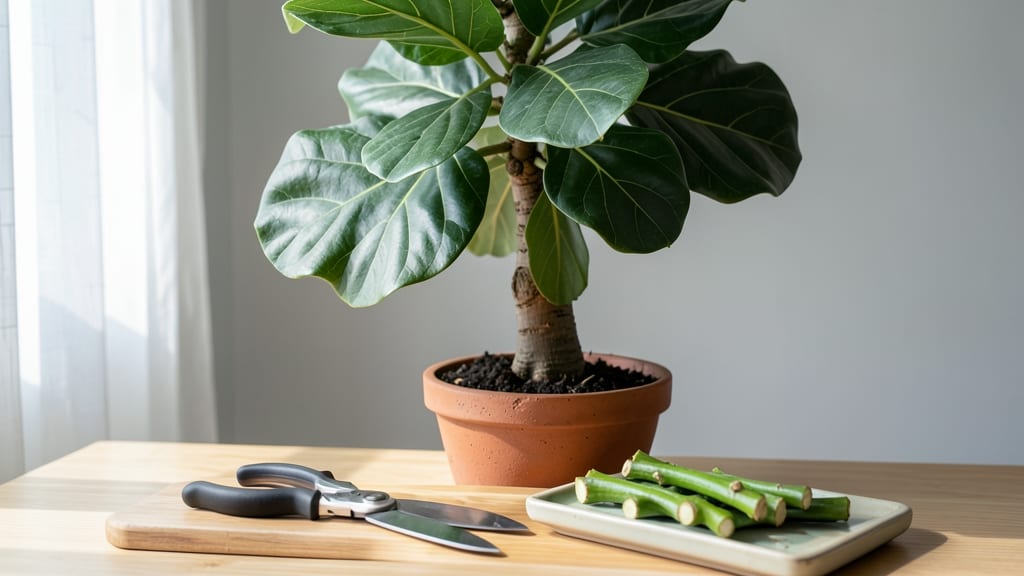 How to Cut a Fiddle Leaf Fig Plant: Precision Pruning for Bushier Growth