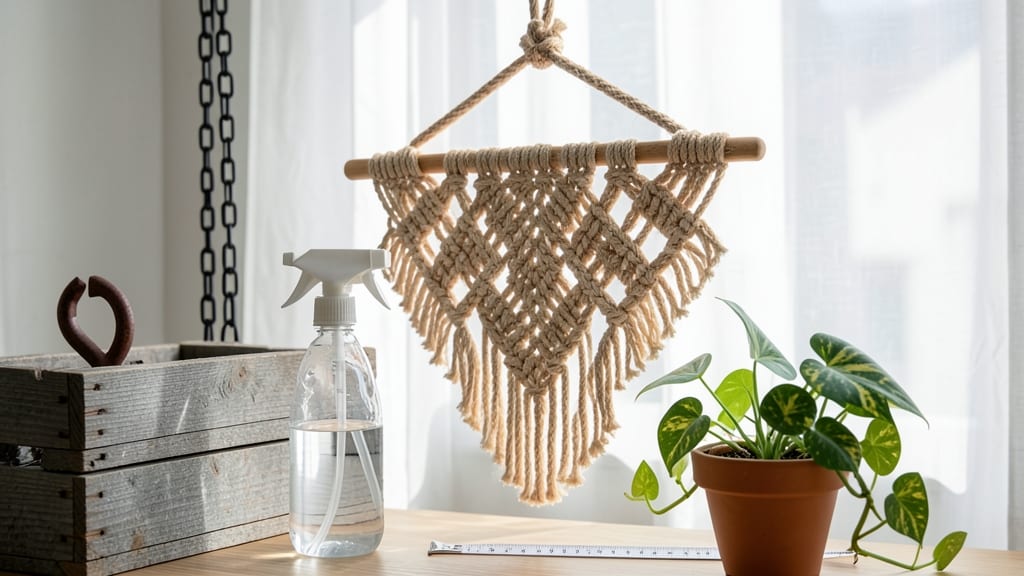 How to Make Hanging Plant Holders: Macramé Knots and Twine Techniques