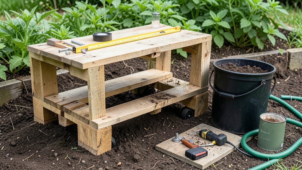 How to Build a Bucket Garden Stand: Sturdy DIY Platform for Vertical Planting