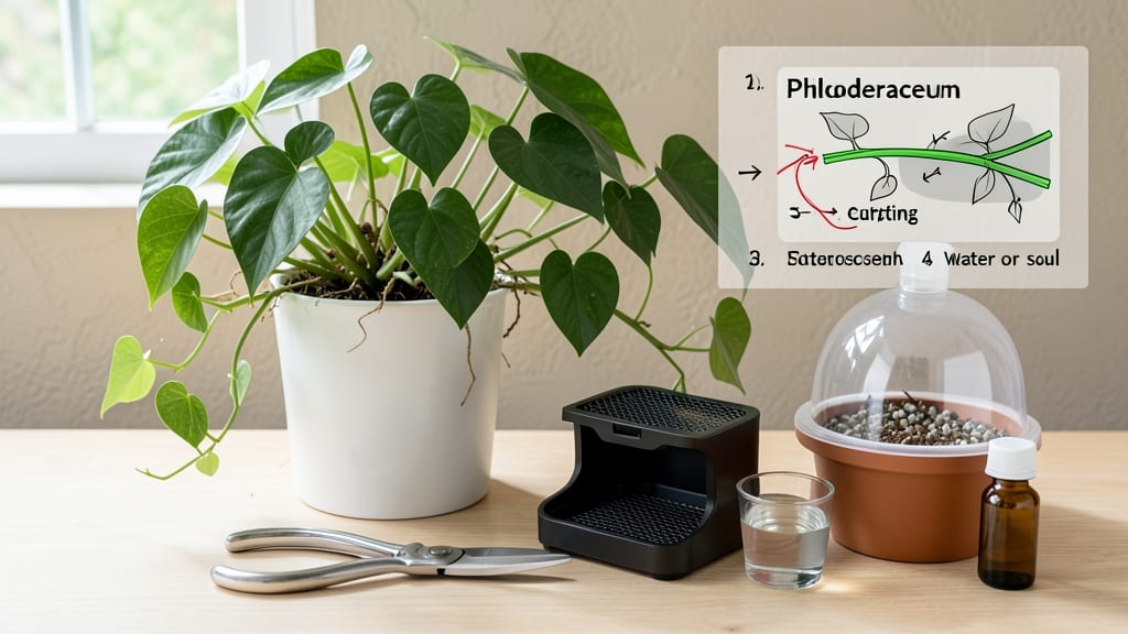 How to Cut Philodendron for Propagation: Stem-by-Stem Growth Without Root Stress