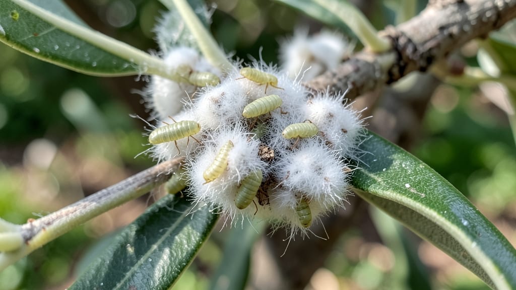 How to Get Rid of Woolly Aphids on Olive Trees: Honeybee-Friendly Spray That Breaks Their Life Cycle