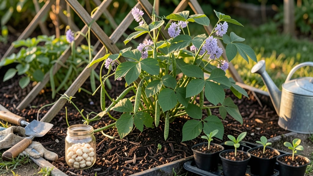 How to Grow Hyacinth Bean Seeds: Climbing Vines With Fragrant Flowers in 3 Months