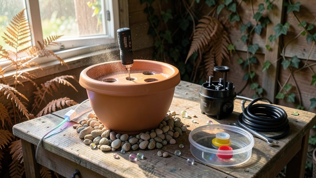 How to Make a Flower Pot Fountain: Whimsical Water Feature for Small Spaces