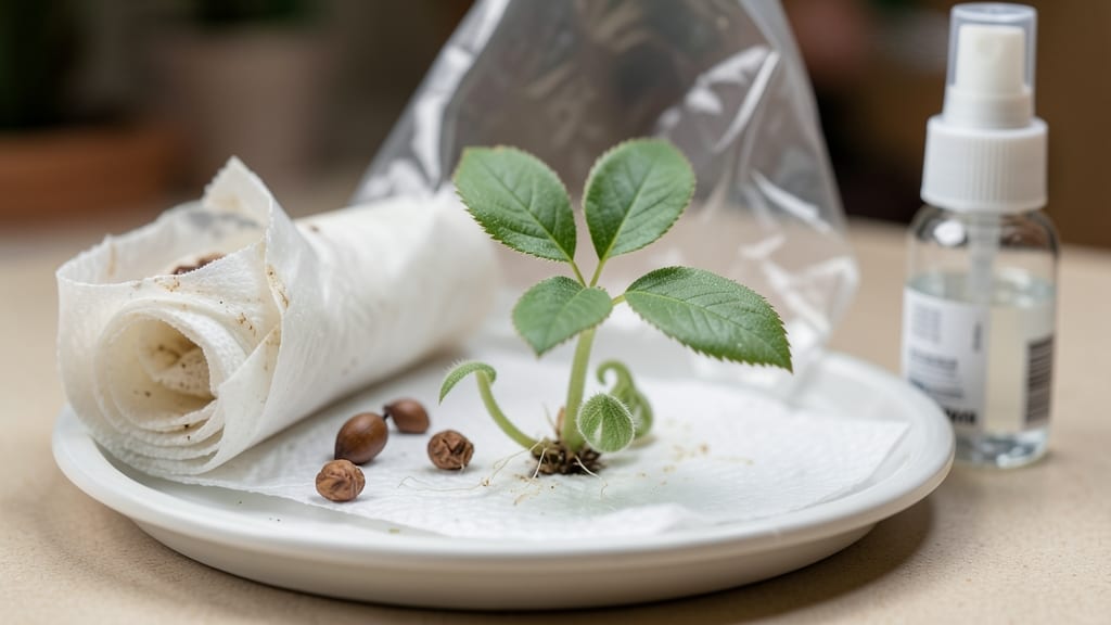 How to Germinate Rose Seeds in Paper Towels: Moisture-Controlled Sprouting in 7 Days