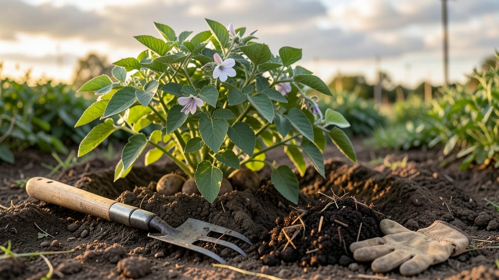 How to Hill Up Potato Plants: Boost Yields With This Simple Technique