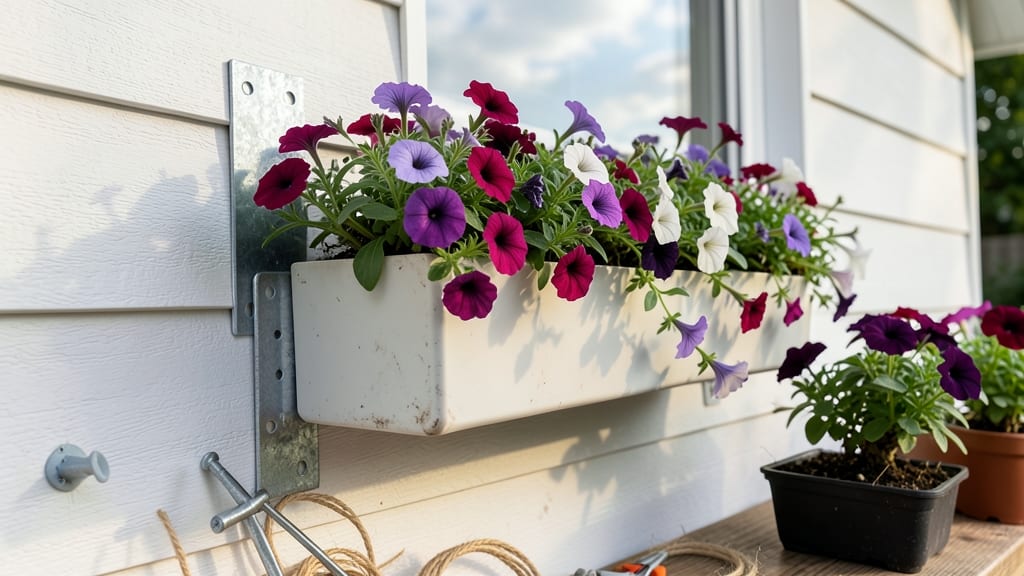 Hanging Window Boxes on Vinyl Siding Without Drilling: No-Damage Clips and Adhesive Tricks
