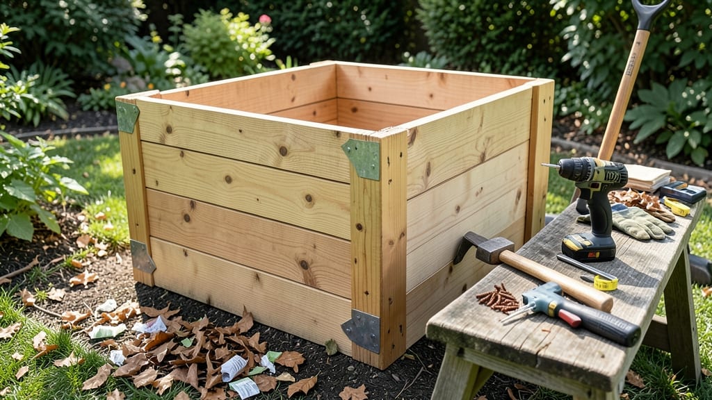 How to Build a Wooden Compost Bin: Durable DIY Design for Year-Round Decomposition