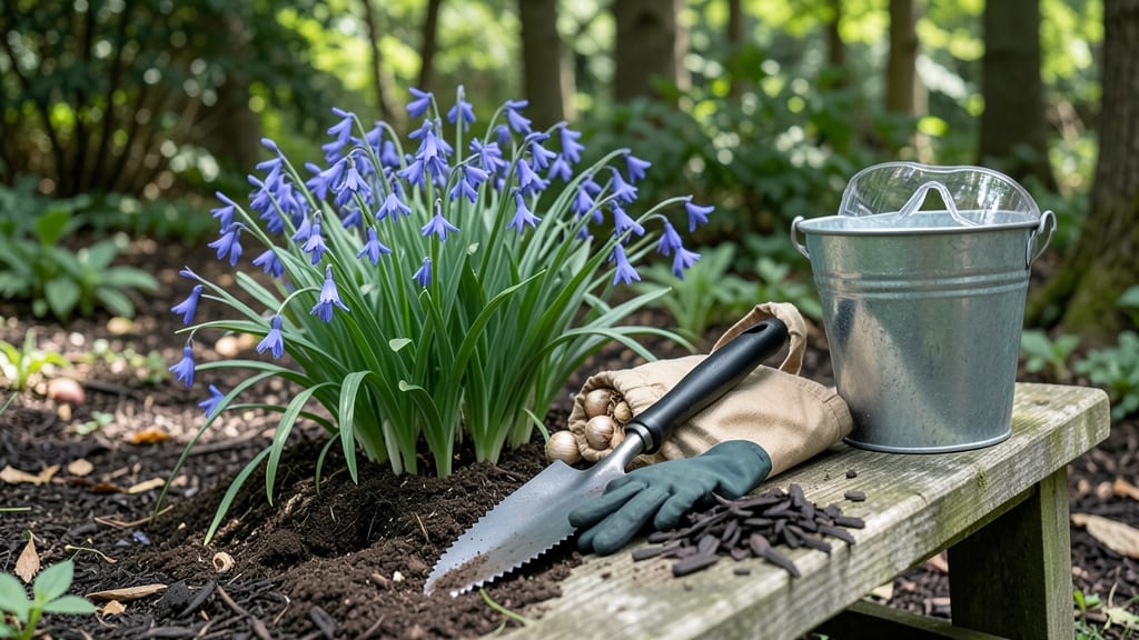 How to Get Rid of Bluebells: Boiling Water Barrier for Permanent Root Smothering