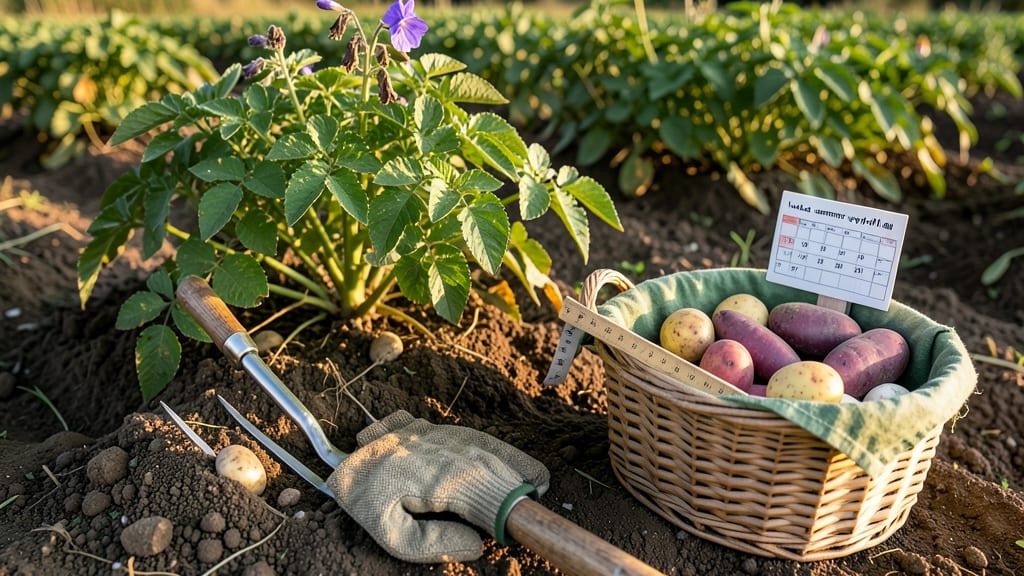 How to Know When Potatoes Are Ready to Pick: Dig for Firm Tubers, Not Flowers