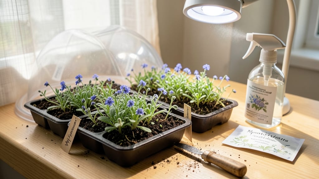 How to Grow Forget-Me-Nots From Seed Indoors: Fast Germination in Cozy Containers