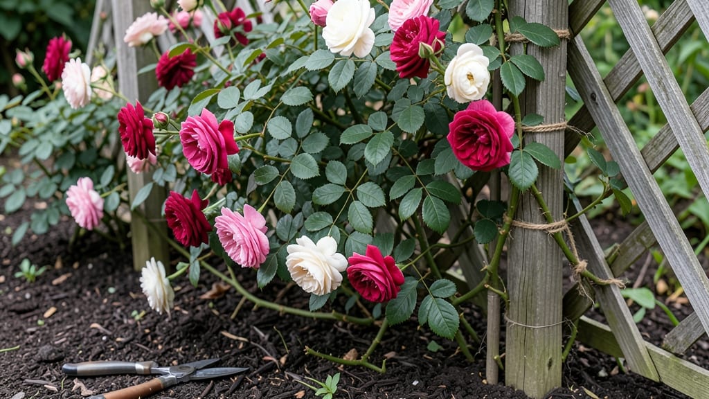 Rose Trellis Building Guide: Sturdy Framework for Climbing Roses in Minutes