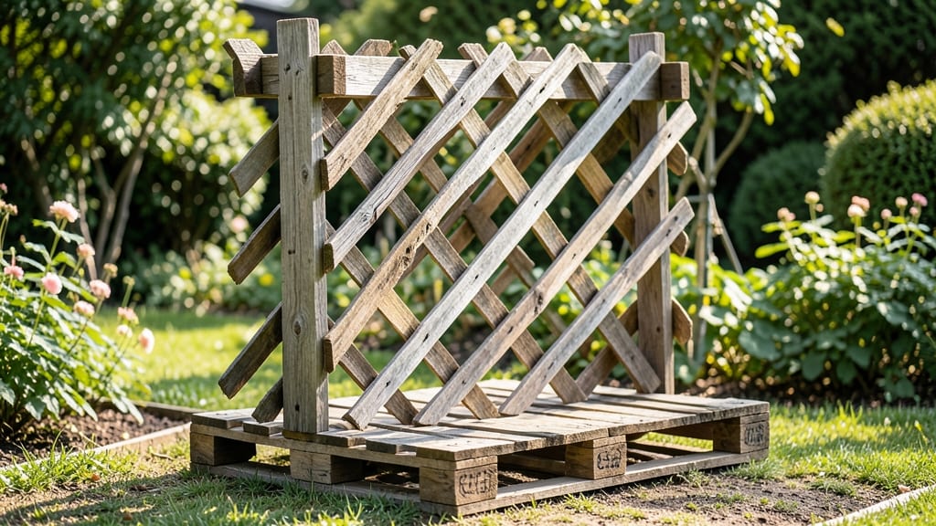 Pallet Wood Trellis Lattice