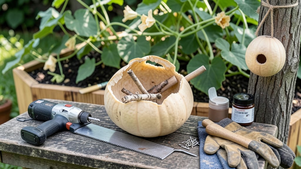 How to Make Bird Houses Out of Gourds: Rustic Garden Nesting in 3 Easy Steps