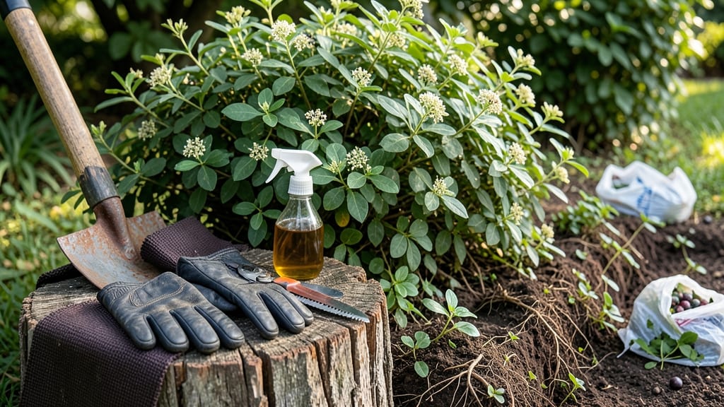 How to Get Rid of Privet: Boiling Water Technique That Smothers Roots Permanently