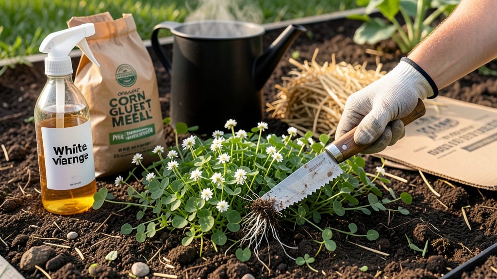 How to Get Rid of Clover in Garden: Smothering Roots With Boiling Water