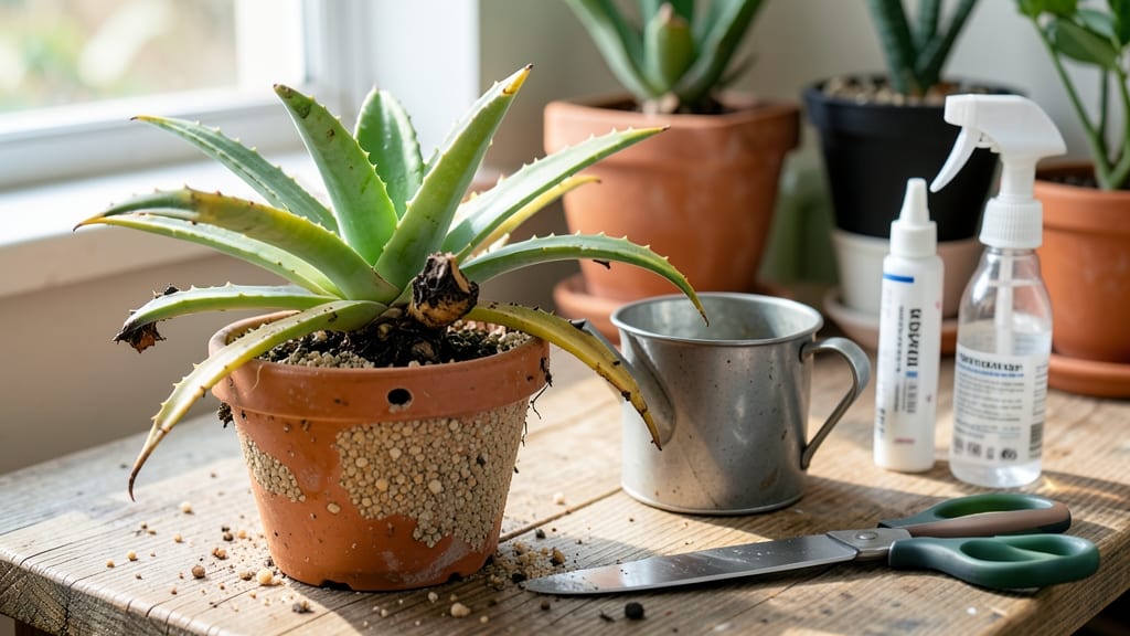 How to Fix an Overwatered Aloe Plant: Drain, Dry, and Revive Roots in 3 Days