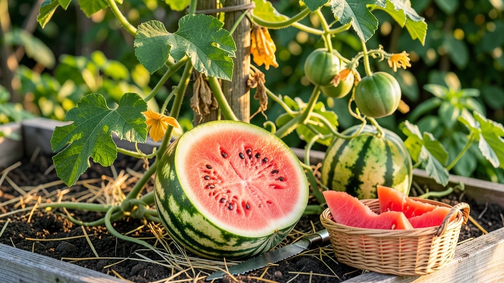 How to Grow Huge Watermelons: Giant Vines and 50-Pound Fruits
