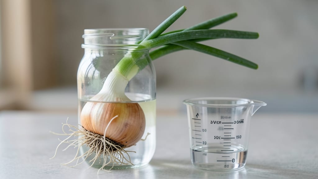 Growing Onions From Onions In Water: Regrow Green Stems in 2 Weeks