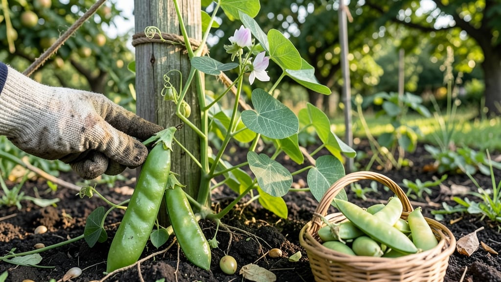 How to Know When to Pick Peas: Pod Size, Color, and Snap Test